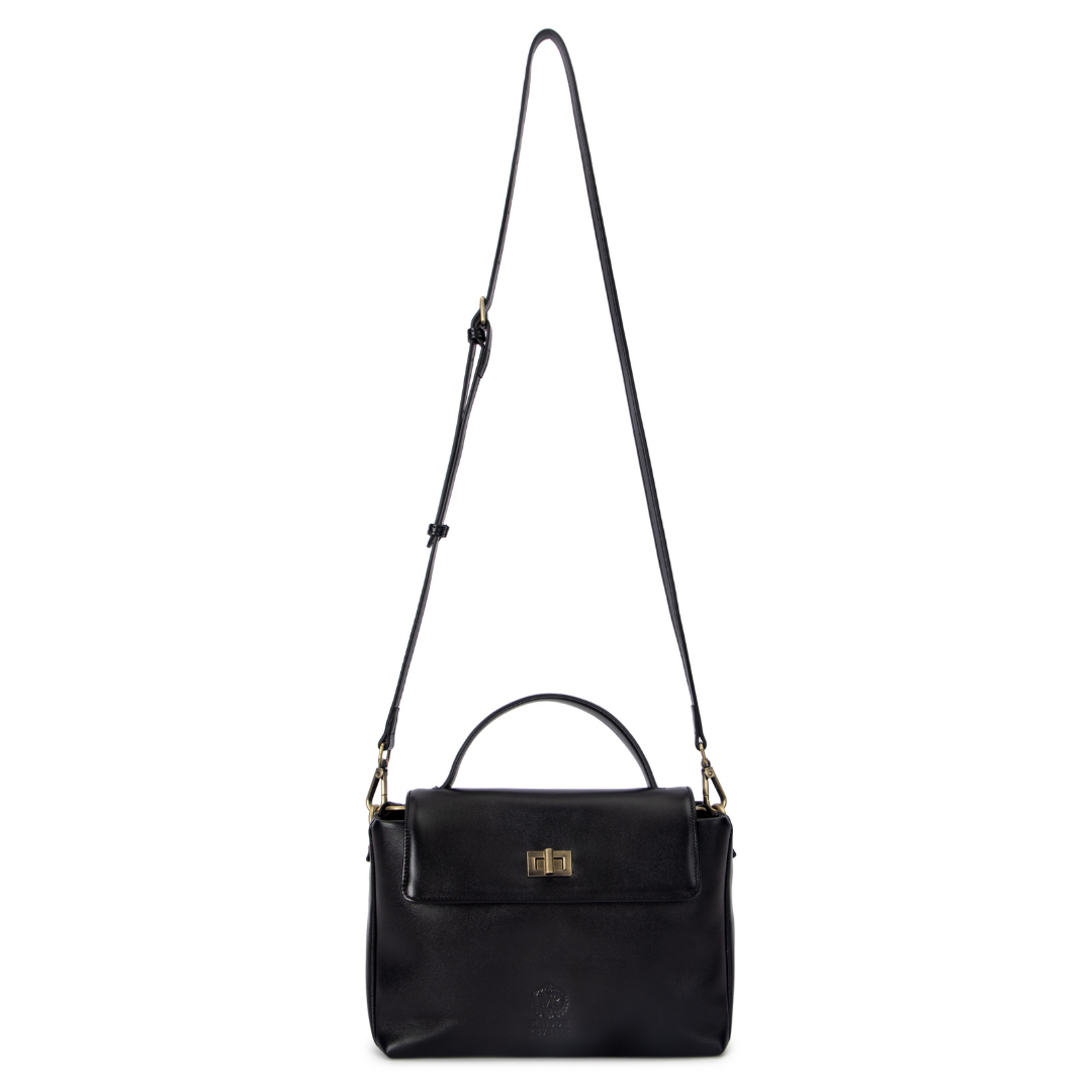 Noir Empress Satchel – Black