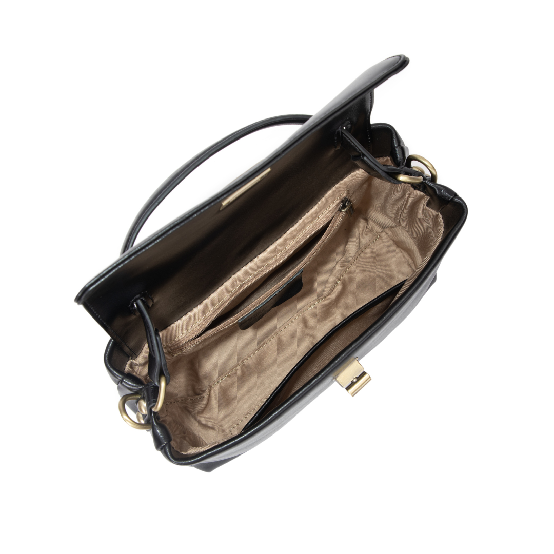 Noir Empress Satchel – Black