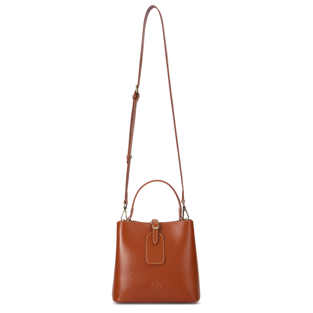 Versailles Chic Satchel – Sunset Orange