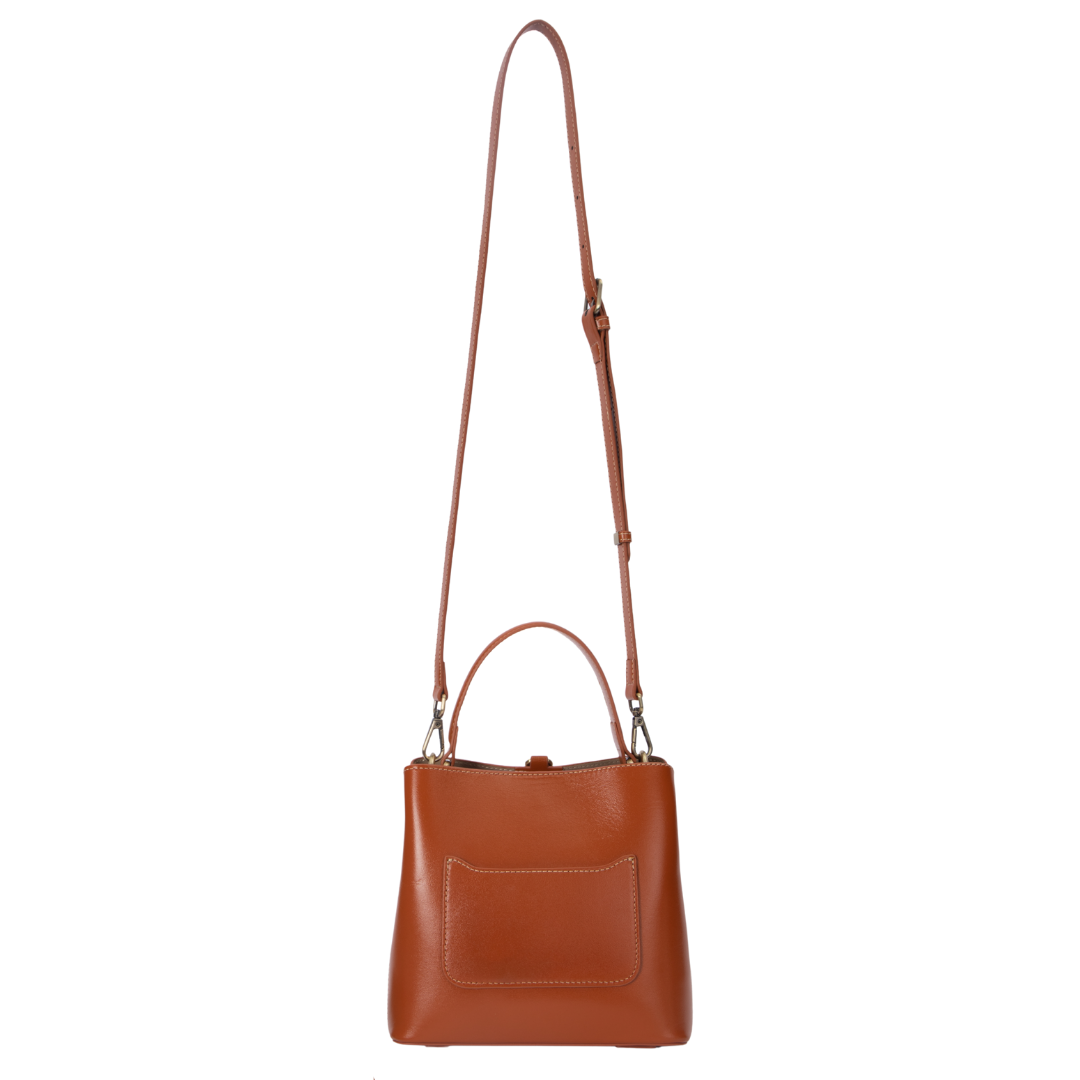 Versailles Chic Satchel – Sunset Orange