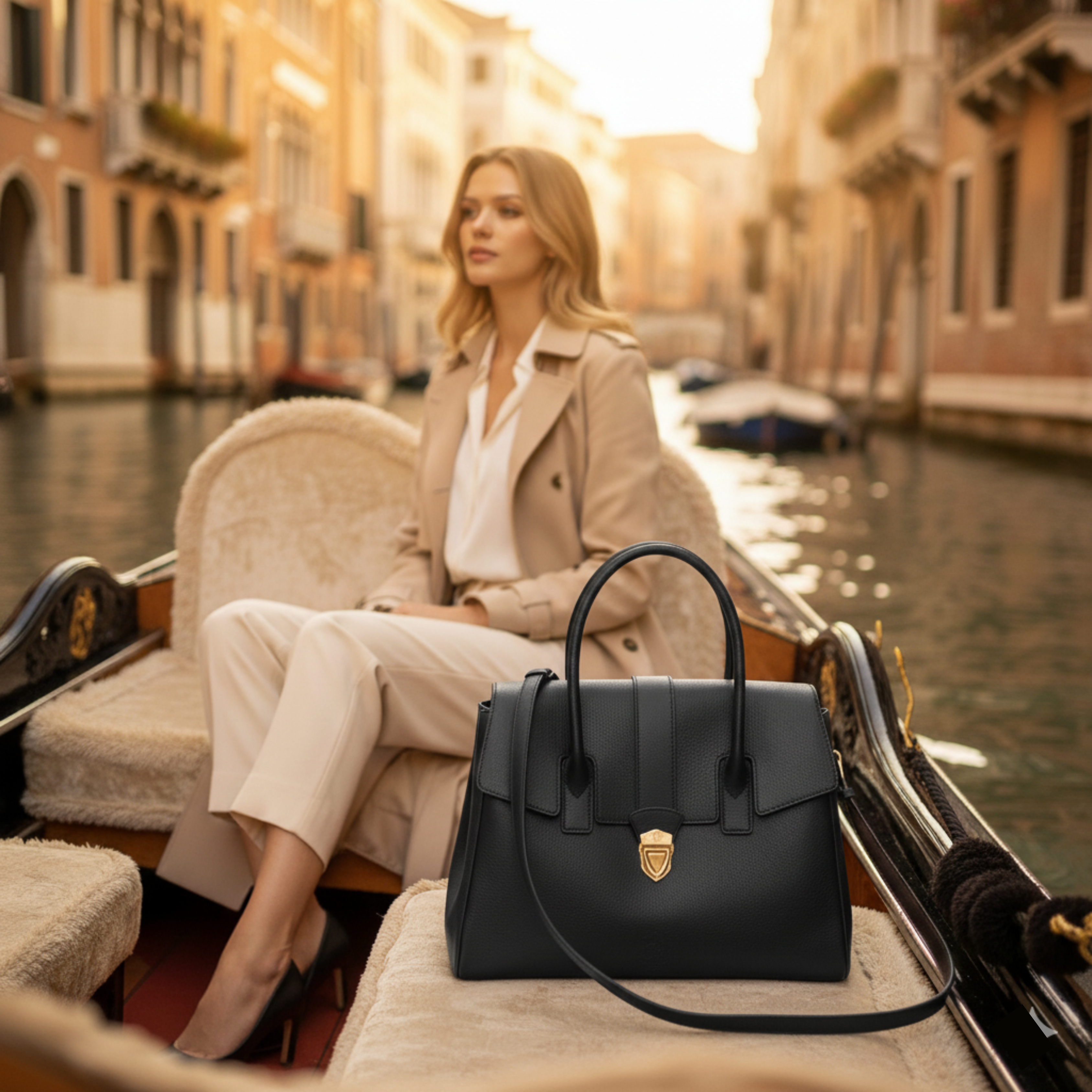 Nocturne Sovereign Satchel – Black