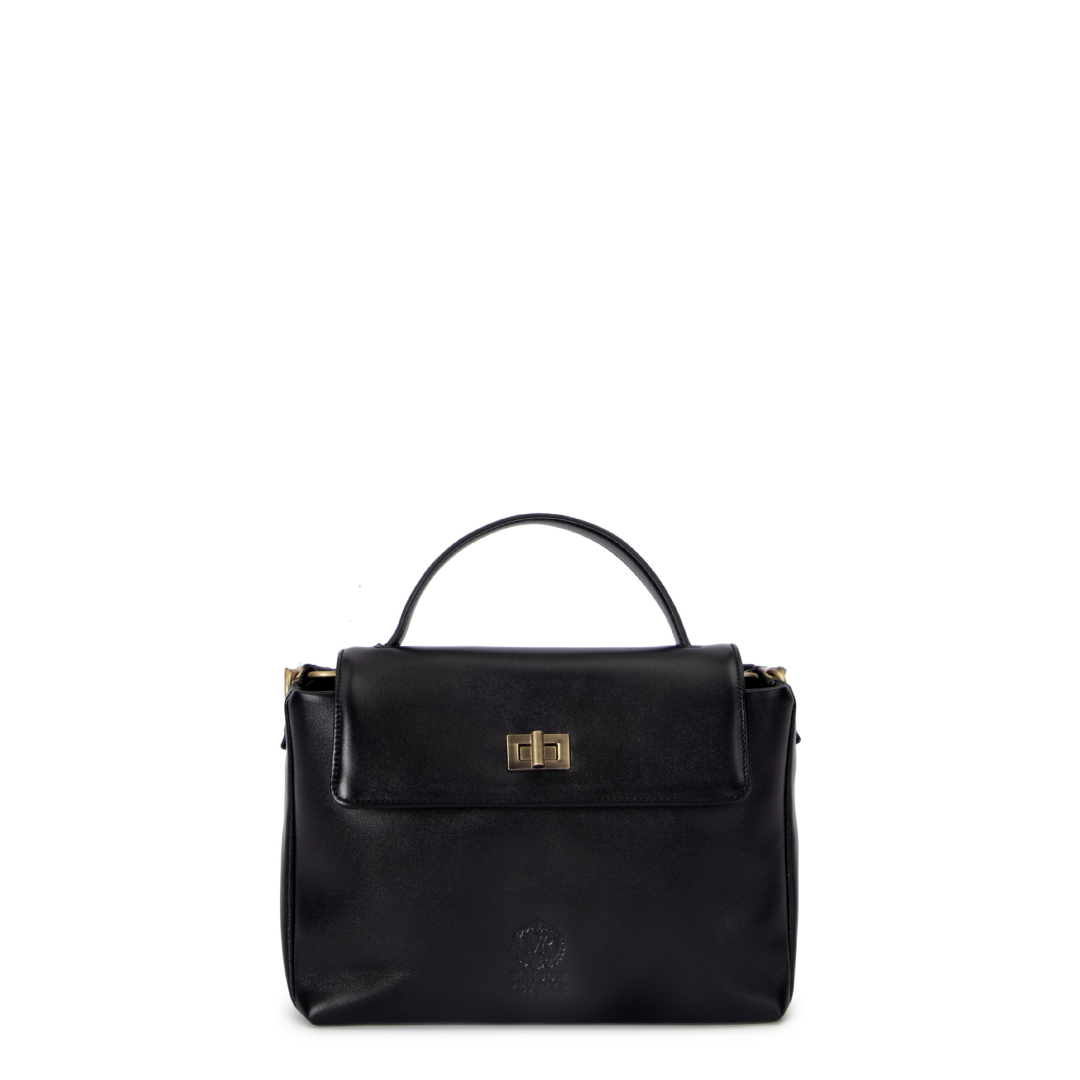 Noir Empress Satchel – Black
